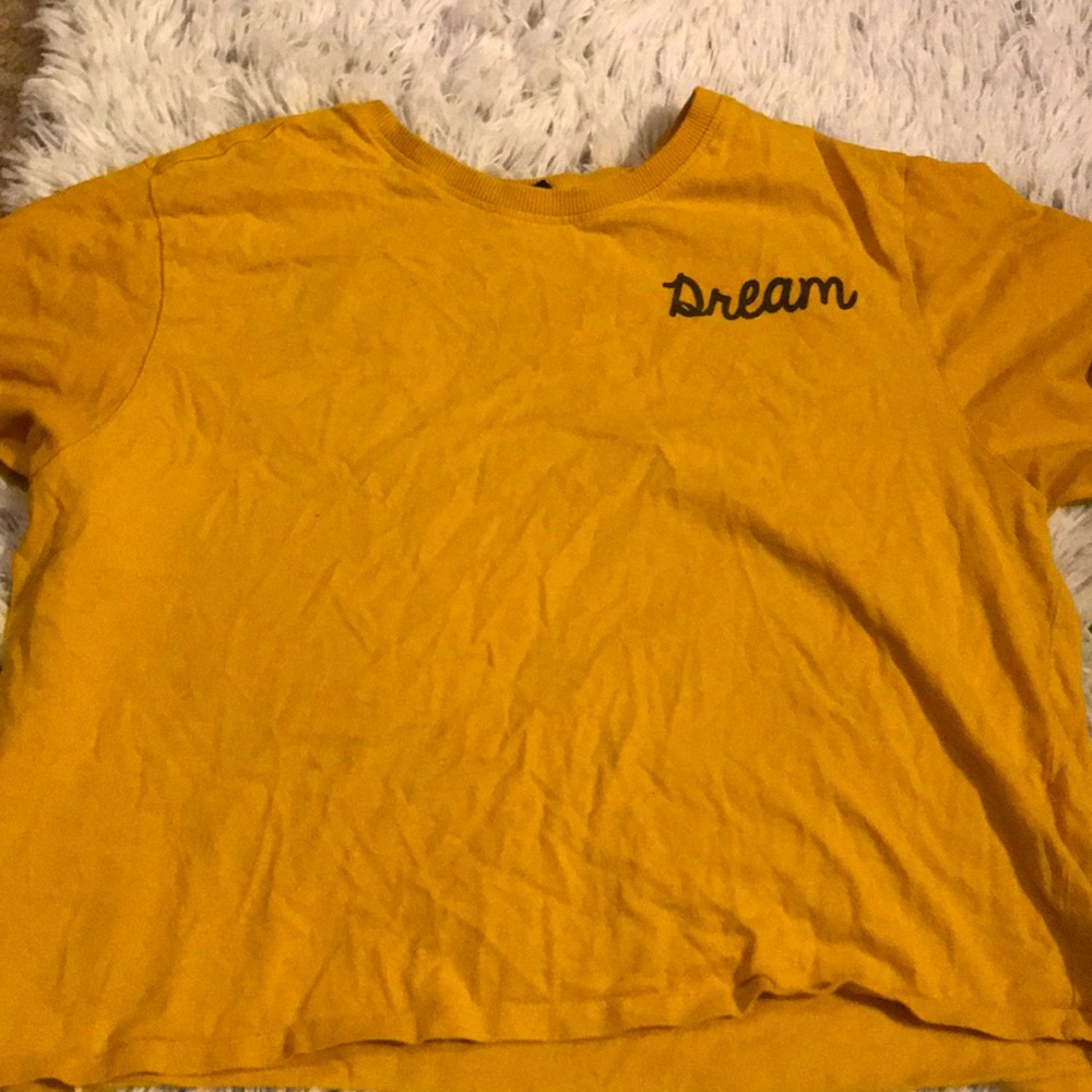 Yellow California dream crop top💛